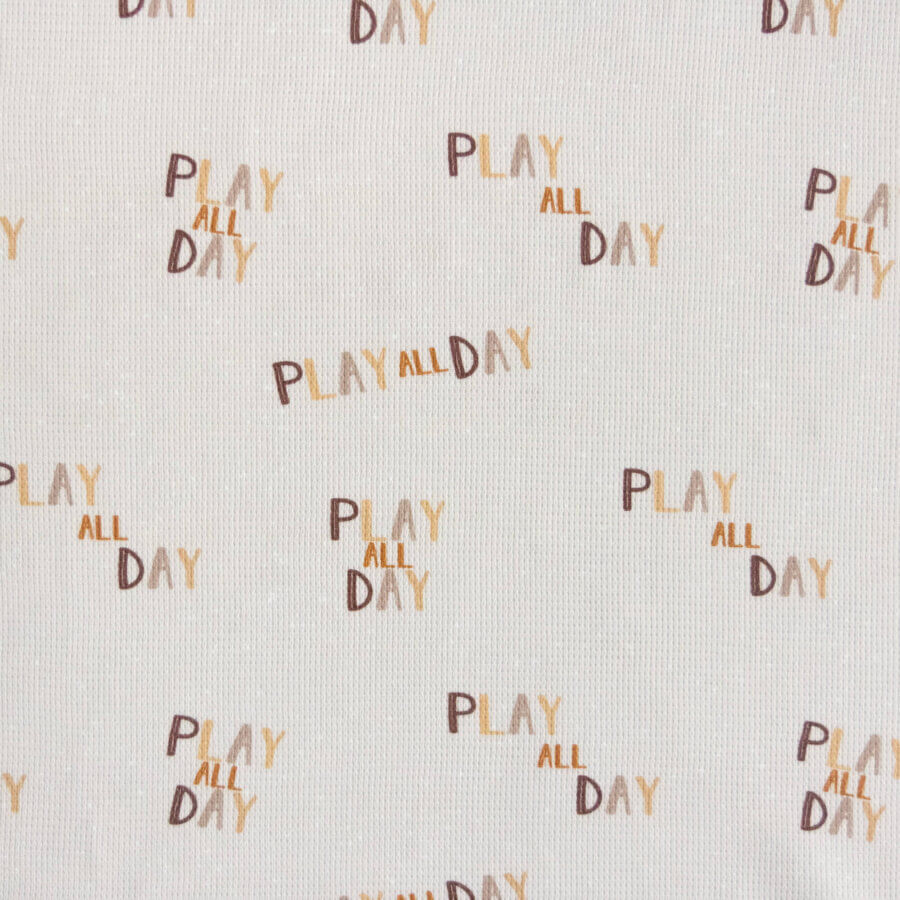 Waffelstrick-Jersey Play all Day